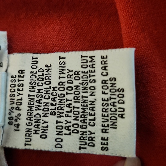 🇺🇲*** Talbots Red Sweater - Picture 5 of 7